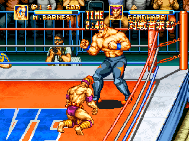 Fire Suplex screenshot 2 for Neo Geo CD